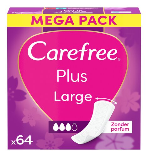CAREFREE plus large 64st