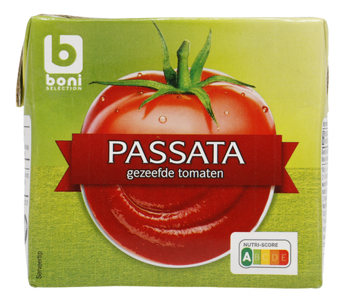 BONI passata gezeefde tomaten brik 500g