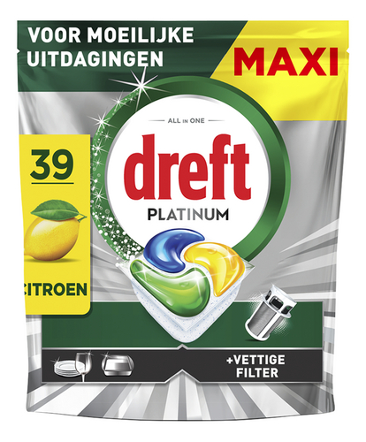 DREFT vaatwas tabs plat.citroen 39st