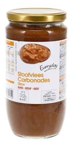 EVERYDAY stoofvlees rund bokaal 800g