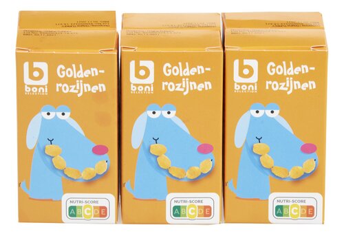 BONI rozijnen golden 6x25g