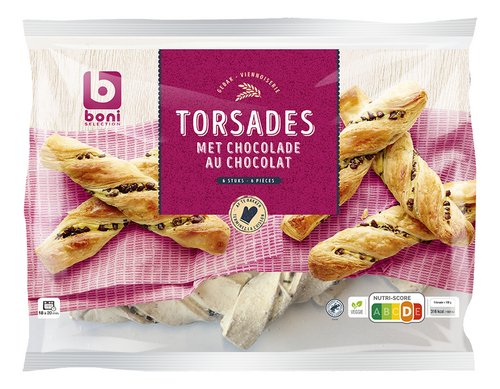BONI chocoladetorsade 6st 600g