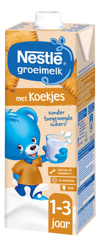 NESTLÉ groeimelk koekjessmaak 1+ brik 1L