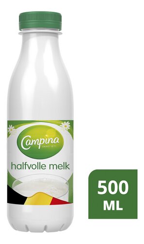 CAMPINA Halfvolle melk PET 50cl