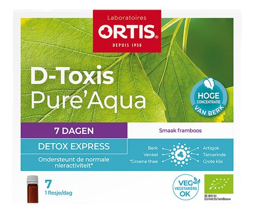 ORTIS D-Toxis P.Aqua Fr./Kam. Bio 7x15ml