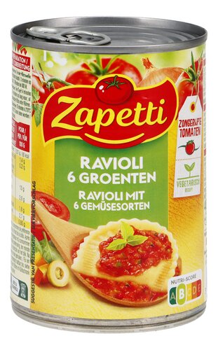 ZAPETTI Ravioli 6 groenten 400g