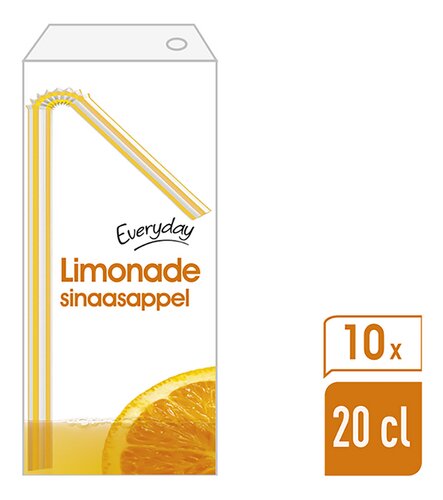 EVERYDAY limonade sinaas brik 10x20cl