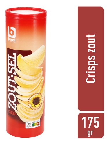 BONI crisps zout koker 175g
