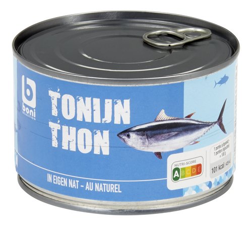 Haven duurzame grondstof web BONI tonijn in eigen nat 400g | Colruyt - Collect&Go