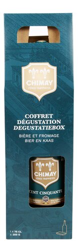 CHIMAY Bier + 250g kaas 75cl