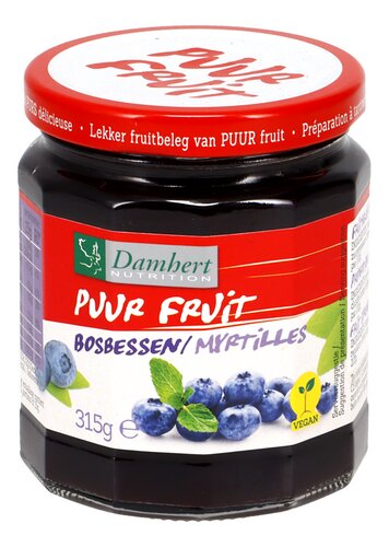 DAMHERT Confituur bosbessen SV 315g