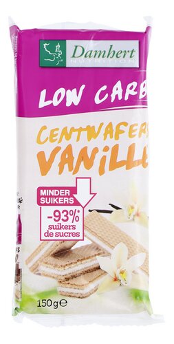 DAMHERT Centwafer vanil.Low Carb MS 150g