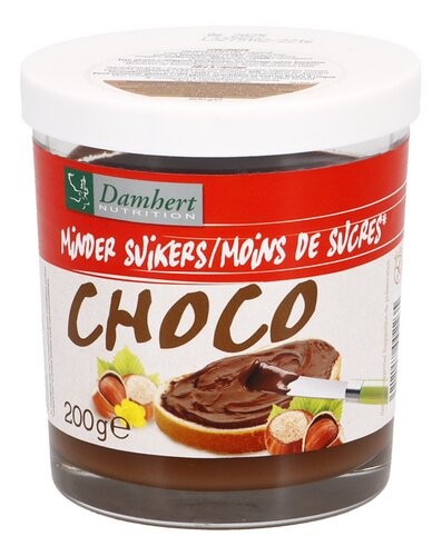 DAMHERT Chocopasta hazelnoot MS 200g