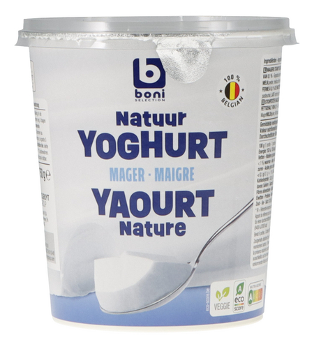 BONI yoghurt mager natuur 750g