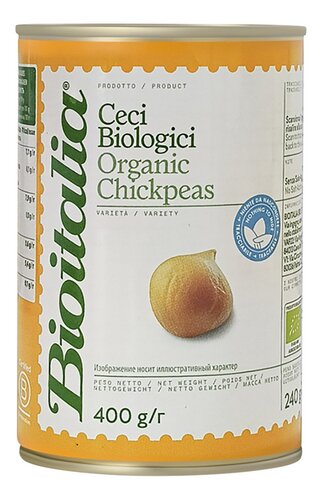 BIOITALIA kikkererwten blik 400g