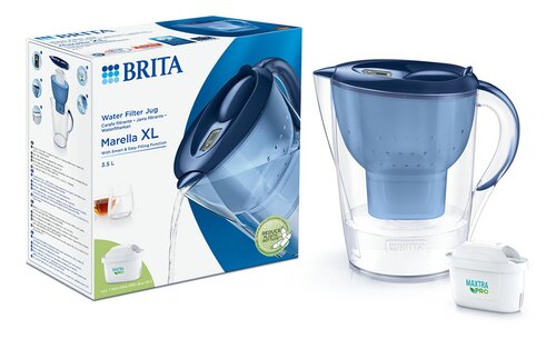 BRITA waterfilterkan Marella XL blauw
