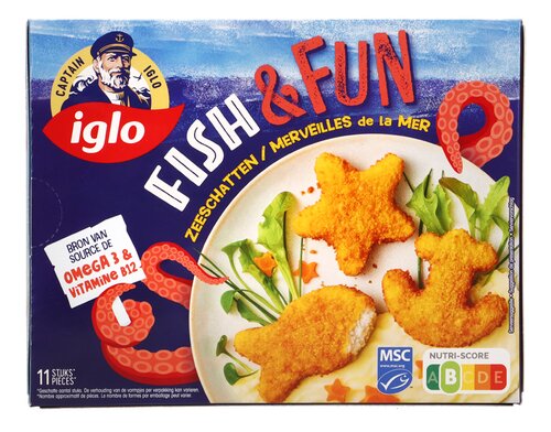 IGLO Fish & Fun | Zeeschatten 11st 352g