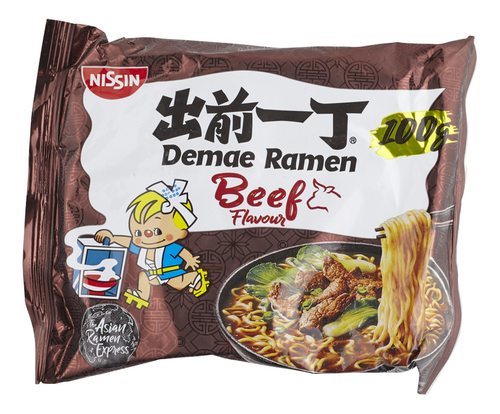 NISSIN demae ramen rundsvlees 100g