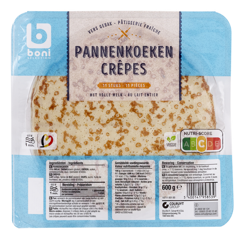 Boni Pannenkoeken 11 St 600g Colruyt Collect Go