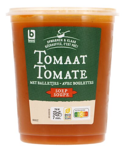 BONI tomatensoep met balletjes 950ml