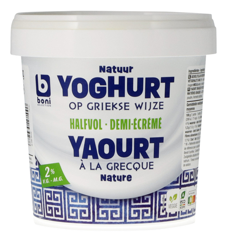 BONI Griekse yoghurt 2% 1kg