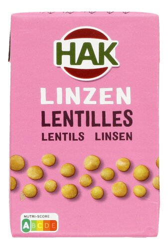 HAK Brik linzen 380g