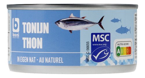 BONI tonijn in eigen nat MSC 200g