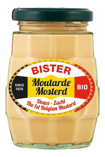 BISTER Belgisc.zachte mosterd Bio 250g