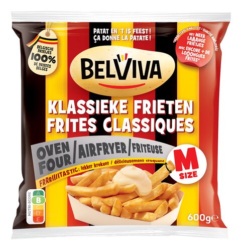 Belviva Frieten Klassiek | Oven | Airfryer | Frituur 600g