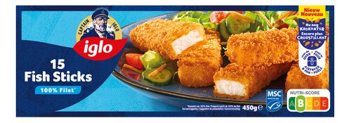 IGLO 15 Fish Sticks MSC 450g