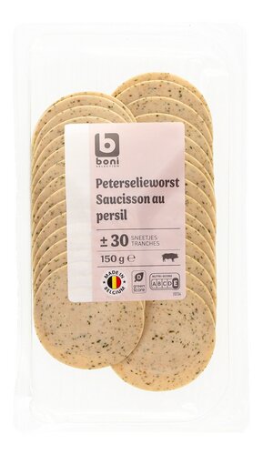 BONI peterselieworst sneden 150g