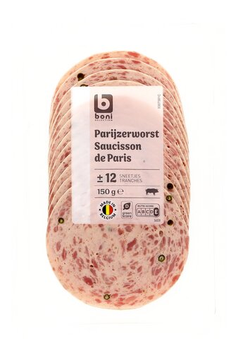 BONI Parijse worst sneetjes 150g