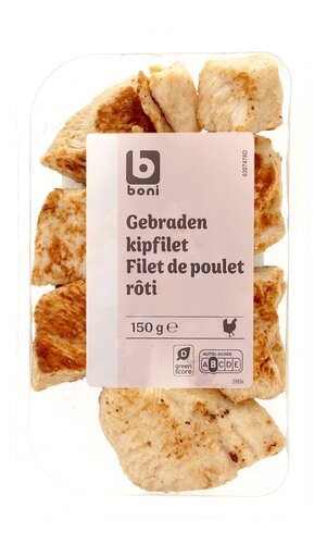 BONI gebraden kipfilet stukjes 150g