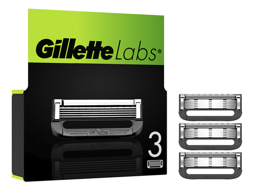 GILLETTE LABS navulmesjes 3st