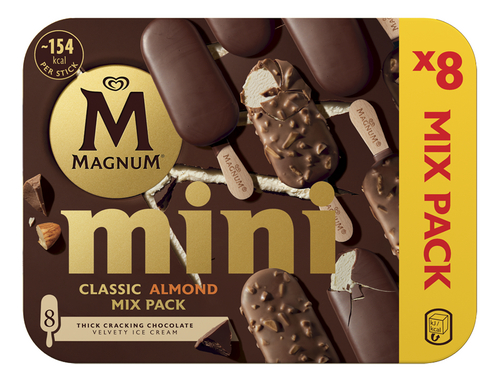 MAGNUM Mini stick classic almond 8x55ml