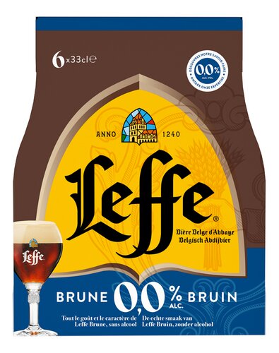 LEFFE 0,0% bruin 6x33cl
