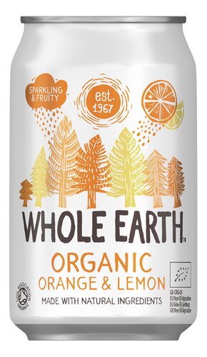 WHOLE EARTH Sparkl.Orange-Lemon Bio 33cl