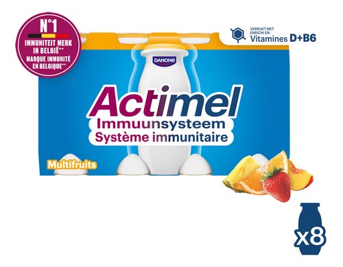 ACTIMEL multifruit 8x100g