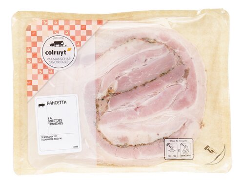 COLRUYT panchetta cotta 160g