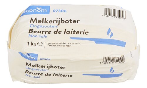 ECONOM UB melkerijboter ongezouten 1kg