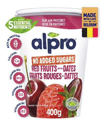 ALPRO rode vruchten zond.toeg.suik. 400g