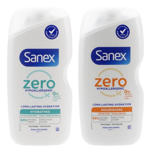 SANEX DCH zero hydrating / nouris. 400ml