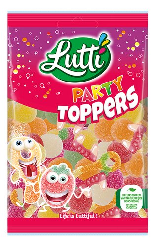 LUTTI snoep mix party toppers 1kg