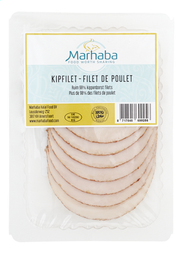MARHABA kipfilet sneetjes Halal 100g