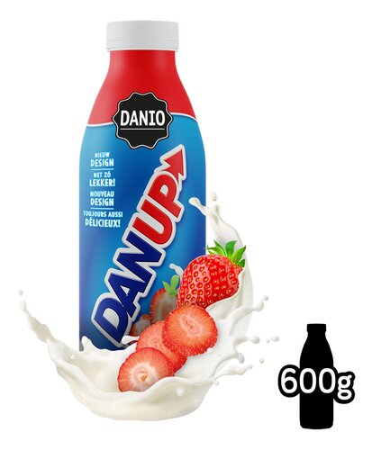 DANONE dan'up aardbei 600ml