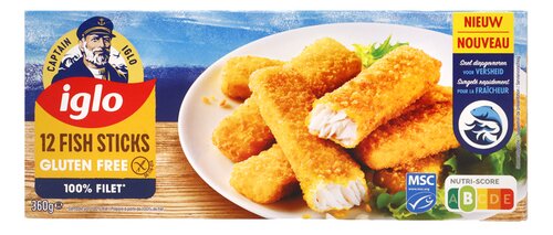 IGLO Fish sticks Glutenfree 12st 360g