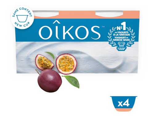 OIKOS v.yogh.passievrucht 4x115g