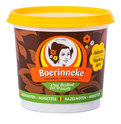 BOERINNEKE chocopasta 13%hazeln. sa 400g