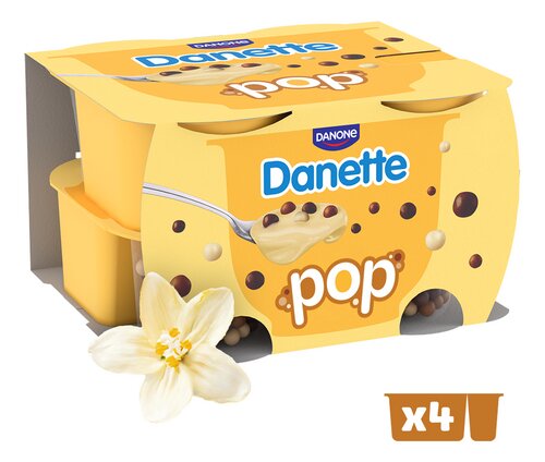 DANETTE POP vanille 4x117g