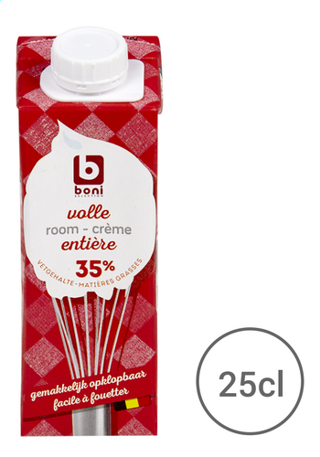 BONI volle room 35%vg brik 25cl